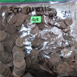 300 Wheat Cents