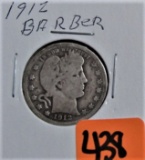 1912 Barber Quarter Dollar