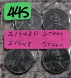 2-1943-D, 2-1943 Steel Cents