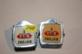 Vintage TX Trojan Magnetic Note Holders