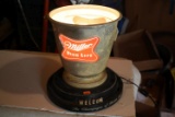 Vintage Miller High Life Counter Top Beer Light