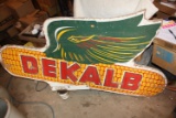 Dekalb Sign, Flying Ear Corn, Wood