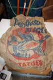 Antique Northern Flight Burlap Sack