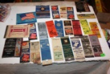 Antique Match Books, Fung, Potato Chips, Peacock Rubbers, Beer