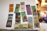 Antique Sea Food Match Book Covers