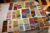 Antique Oil, Gas, Match Books