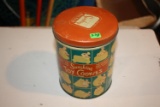 Antique Sunshine Toy Biscuits Cookies Tin