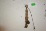 Antique P. Watch Chain and Fob