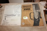Rare Parker 1969 Hunting Catalog
