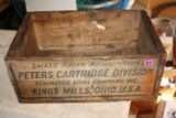 Antique Peters Cartridge Wood Box