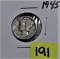 1945 Mercury Dime