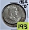 1962-D Franklin Half Dollar