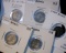 5 Britain .925 Silver 3 Pence 1896, 1910, 13, 13, 18