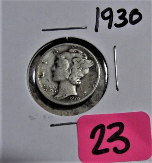 1930 Mercury Dime