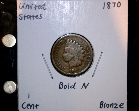 1870 Indian Head Cent