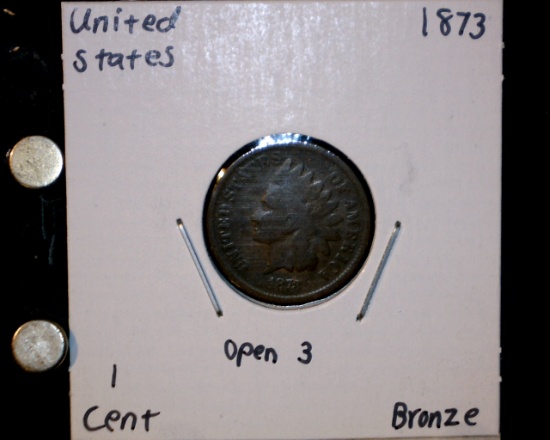 1873 Indian Head Cent