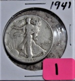 1941 Walking Liberty Half Dollar