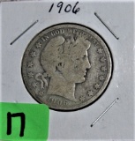 1906-D Barber Half Dollar