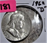 1962-D Franklin Half Dollar