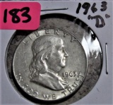 1963-D Franklin Half Dollar