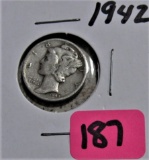 1942 Mercury Dime