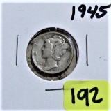 1945 Mercury Dime