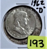 1962-D Franklin Half Dollar