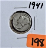 1941 Mercury Dime