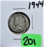 1944 Mercury Dime