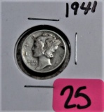 1941 Mercury Dime