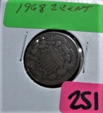 1968 Two Cent Piece