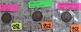 1901, 1881, 1886 Indian Head Cents