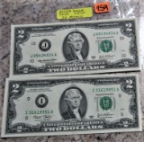 2003, 2003A $2 Bills