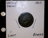 1867 Indian Head Cent