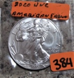 2020 UNC American Silver Eagle