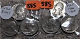 (2) 1965, 1966, (3) 1976 Washington Quarters