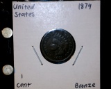 1874 Indian Head Cent