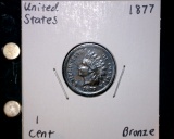 1877 Indian Head Cent