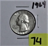 1964 Washington Quarter