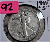 1945-S Standing Liberty Half Dollar
