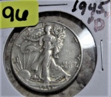 1945-D Standing Liberty Half Dollar