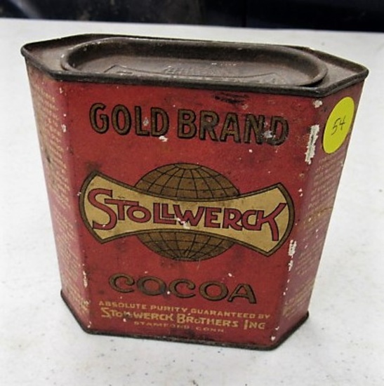 Stollwerck Cocoa tin