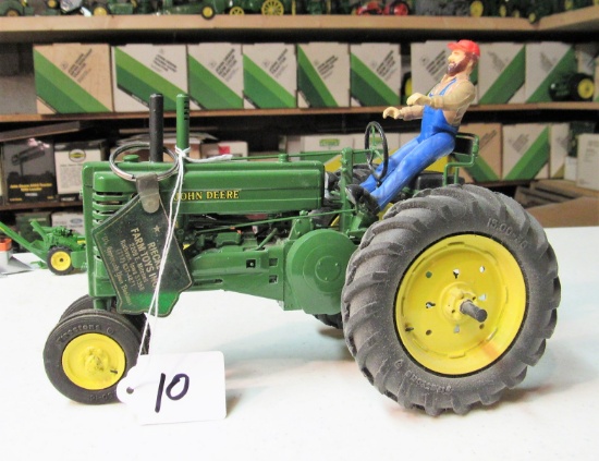 John Deere Diecast Tractor + Farmer