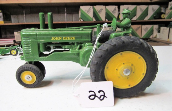 John Deere Diecast "A" Tractor + Farmer