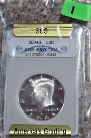 2004 Silver Proof Half Dollar