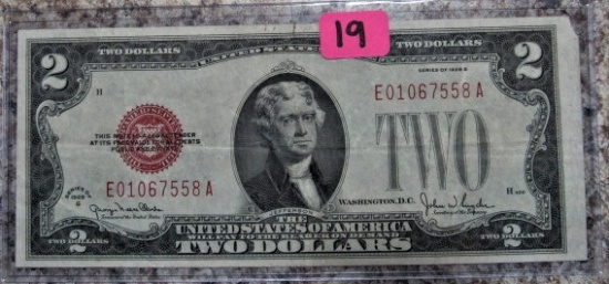 1928 $2 Note