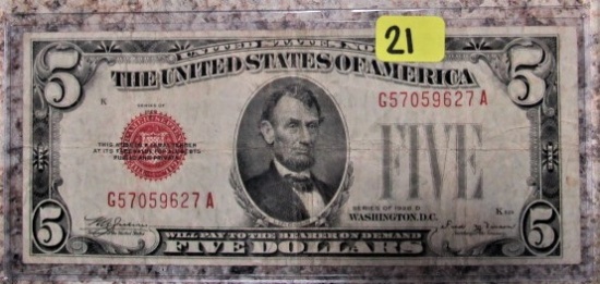 1928 $5 Note