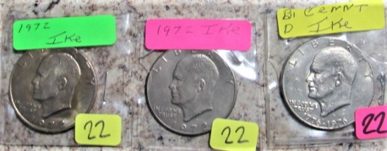 3 Ike Dollars