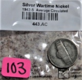 1943-S Silver Wartime Nickel