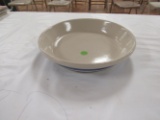 Robinson-Ransbottom blue band crock pie plate